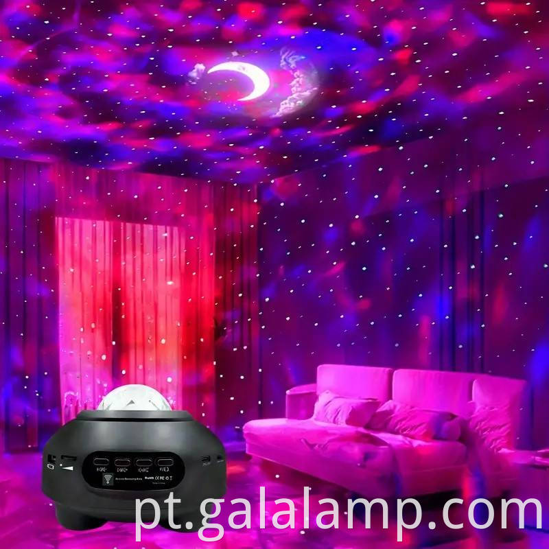 Warm light eye-protection projection lamp